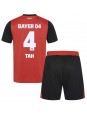 Bayer Leverkusen Jonathan Tah #4 Hjemmedraktsett Barn 2024-25 Korte ermer (+ bukser)